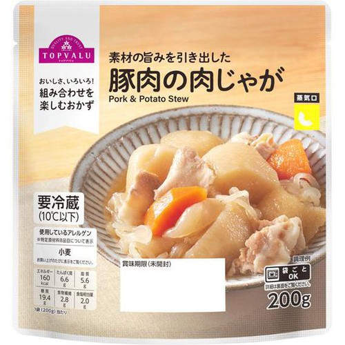 豚肉の肉じゃが 200g トップバリュ