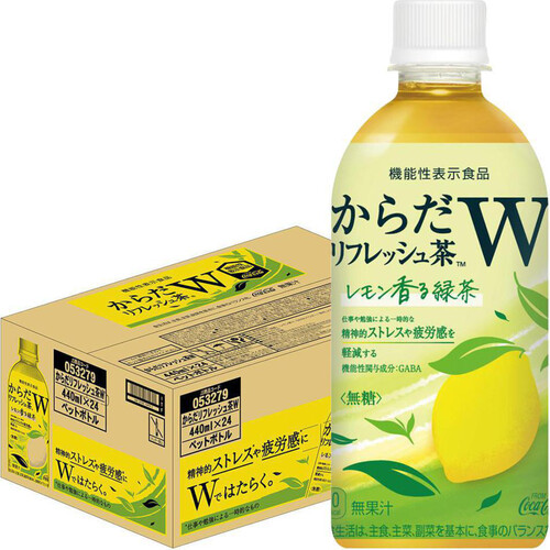 コカ・コーラ からだリフレッシュ茶W 1ケース 440ml x 24本