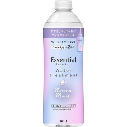 花王 エッセンシャル プレミアム ウォータートリートメント ナチュラルモイスト つめかえ用 340ml
