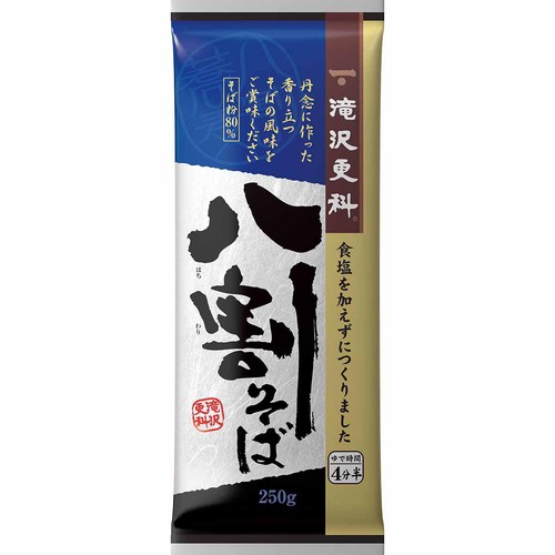 日清製粉ウェルナ 滝沢更科 八割そば 250g