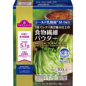 シールド乳酸菌(R)M-1配合 食物繊維&乳酸菌パウダー 6g x 30本 トップ