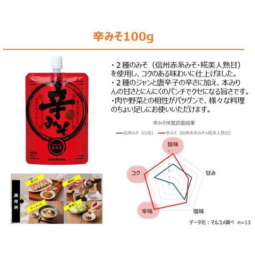 マルコメ 辛みそ 100g