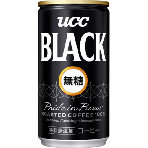 UCC BLACK無糖 缶 185g