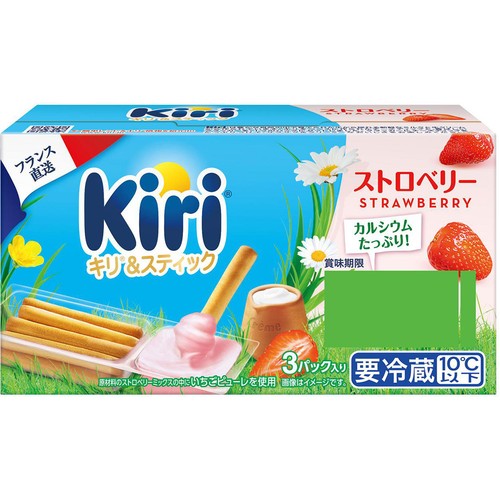ベルジャポン キリ & スティック ストロベリー 3パック入 105g