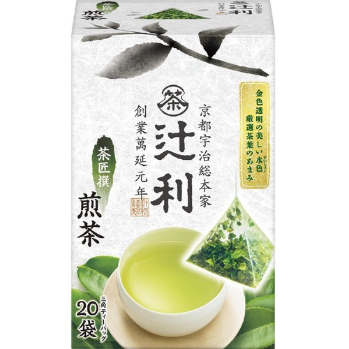 辻利 茶匠撰 煎茶 20袋入 Green Beans | グリーンビーンズ by AEON