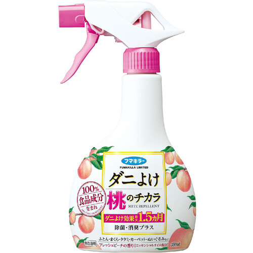 フマキラー ダニよけ 桃のチカラ 350mL