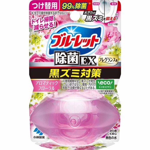 小林製薬 液体ブルーレットおくだけ 除菌EX フレグランス つけ替用 アロマティックフローラル 67mL