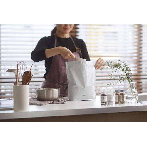 マーナ 極 お米保存袋 ホワイト 3kg 日本製 K737W 2枚入 Green Beans