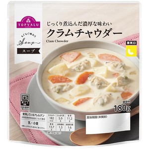 もぐもぐ味わうスープ クラムチャウダー 180g トップバリュ Green