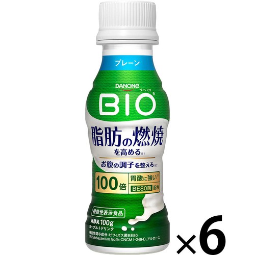 ダノン ビオ 脂肪燃焼ヨーグルトドリンク 6本パック 100g x 6本