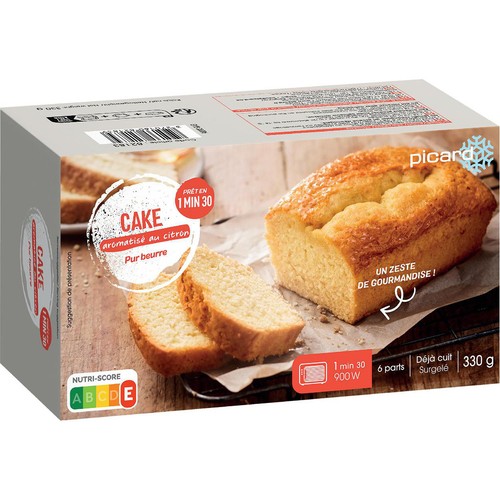 ピカール レモンのパウンドケーキ【冷凍】 330g