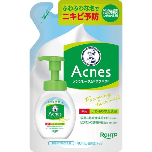 アクネス ふわふわな泡洗顔 つめかえ用 140mL