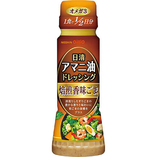 日清オイリオ アマニ油ドレッシング 焙煎香味ごま 160ml Green Beans