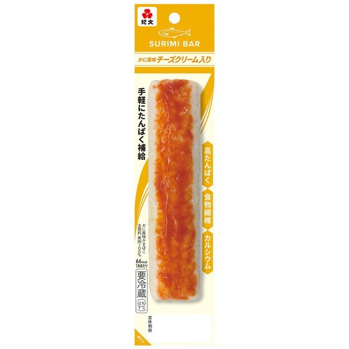 紀文食品 スリミバーかに風味チーズ入り 70g