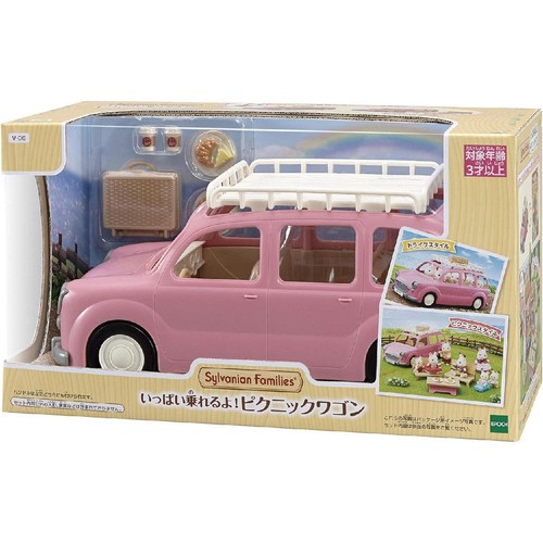シルバニアファミリー いっぱい乗れるよ!ピクニックワゴン 3歳から