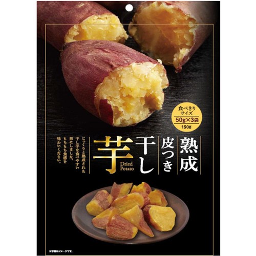 カトー菓子 熟成皮つき干し芋 50g x 3袋入 Green Beans | グリーン