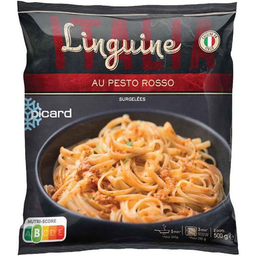 ピカール トマト、カシューナッツ、バジルのリングイネ【冷凍】 500g