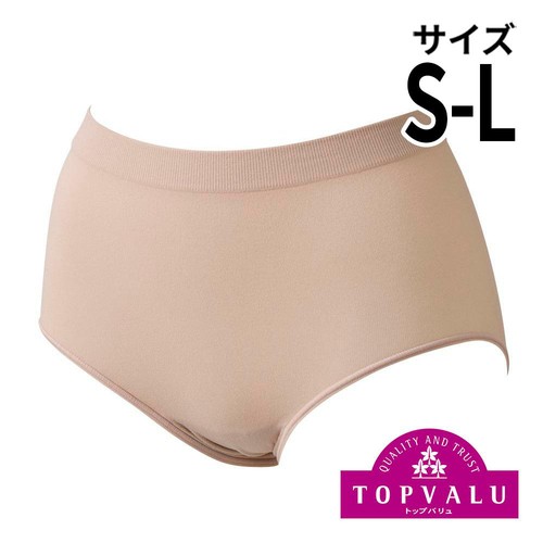 フリーサイズショーツ レギュラー 婦人 ベージュ S-L トップバリュ