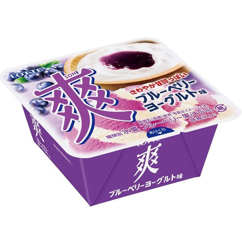 ロッテ 爽 ブルーベリーヨーグルト味 185ml