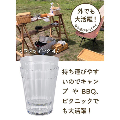 シービージャパン レトログラス スモールタンブラー 270ml クリア