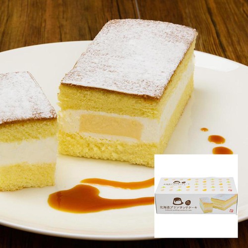 わらく堂 北海道プリンサンドケーキ【冷凍】 1個(170g) Green Beans