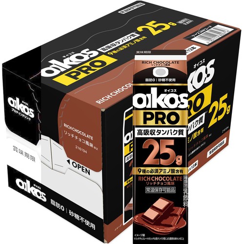 ダノン オイコスPRO プロテインドリンク リッチチョコ風味 1ケース 240ml x 12本