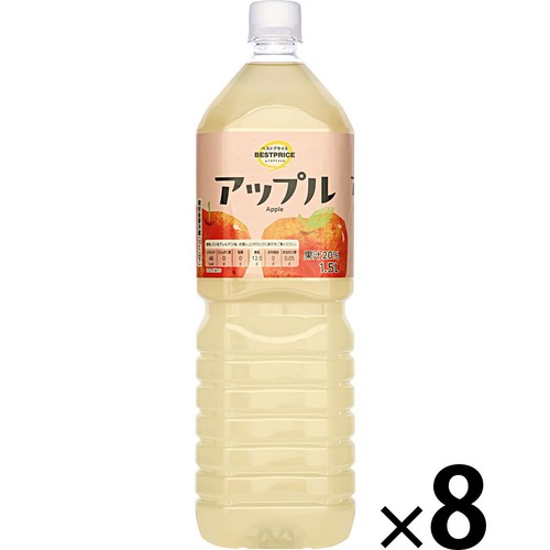 アップル 1ケース 1500ml x 8本 トップバリュベストプライス