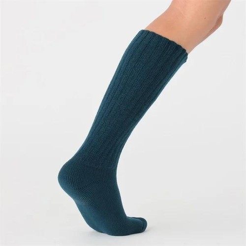 PEACE FIT(ピースフィット) 超保温 ハイソックス 紳士 ブルー 25-27cm トップバリュ