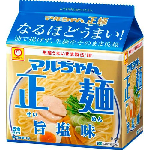 マルちゃん 正麺 旨塩味 5食入