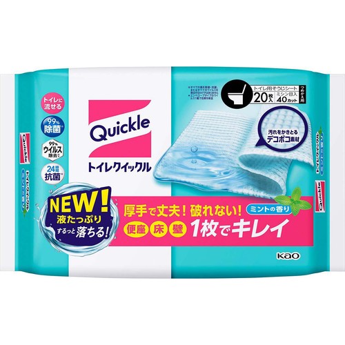 花王 トイレクイックル つめかえ用 ジャンボパック 20枚入