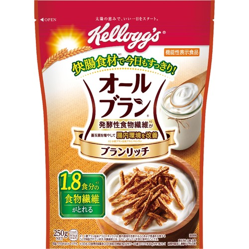 日本ケロッグ オールブランブランリッチ 250g
