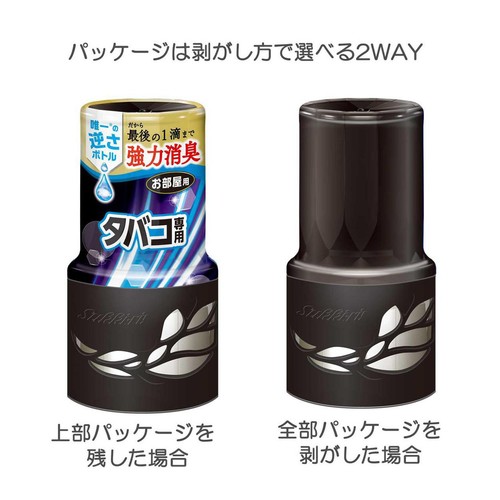 アース製薬 お部屋のスッキーリ! 消臭芳香剤 タバコ用 クリーンシトラスの香り 400ml
