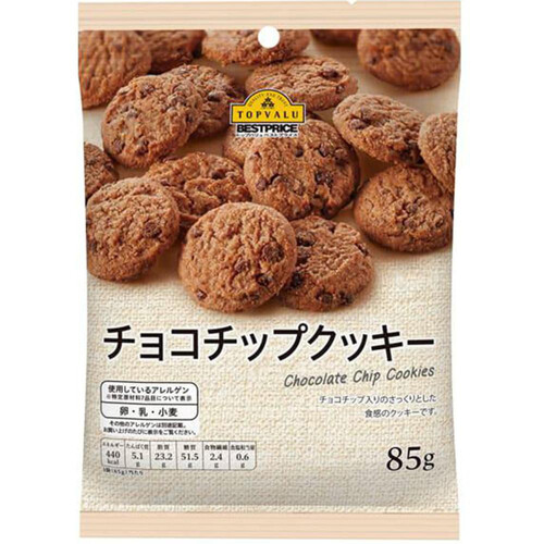 チョコチップクッキー 85g トップバリュベストプライス