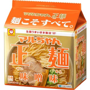 マルちゃん 正麺 味噌味 5食入 Green Beans | グリーンビーンズ by AEON