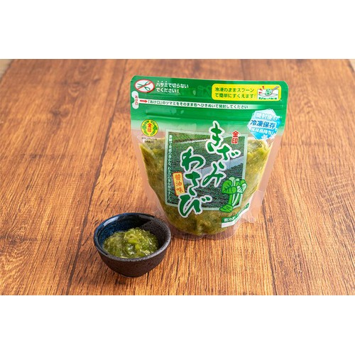 【冷凍】業務用 金印物産 きざみわさび 醤油味 250g