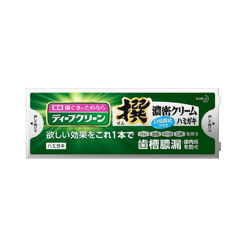 花王 ディープクリーン撰 濃密クリームハミガキ 口臭防止プラス 95g