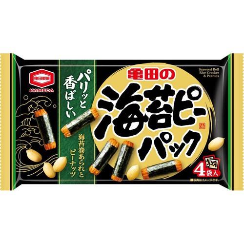 亀田製菓 海苔ピーパック 4袋入 85g