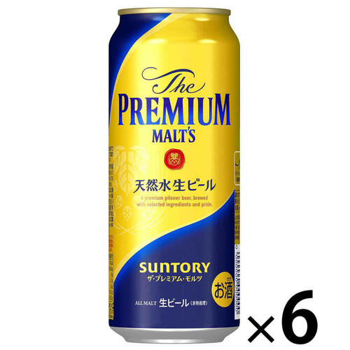 サントリー ザ・プレミアムモルツ 500ml x 6本