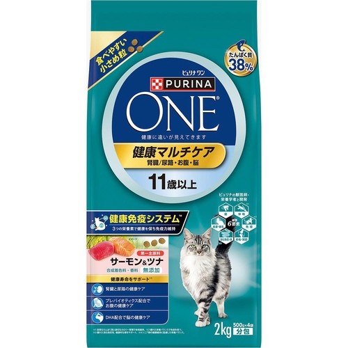 ネスレ　ピュリナワン　下部尿路の健康維持　サーモン&ツナ　2Kg 6袋 Amazon | ピュリナワン キャット 下部尿路の健康維持F.L.U.T.H.