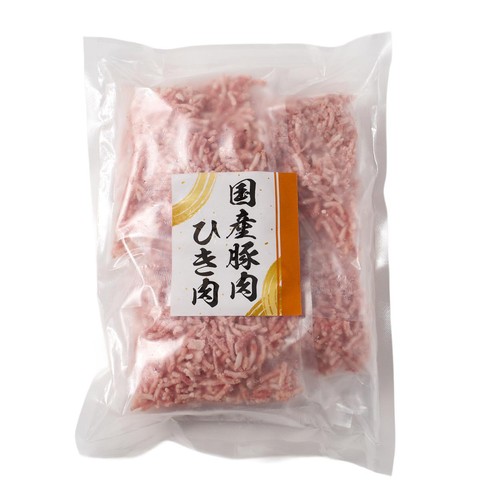 【冷凍】 国産豚肉 ひき肉 (100g x 5個) 500g