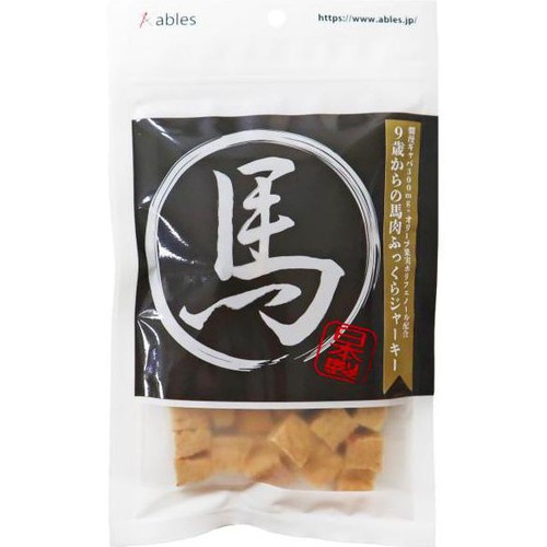 【ペット用】 アブレス 9歳からの馬肉ふっくらジャーキー 70g
