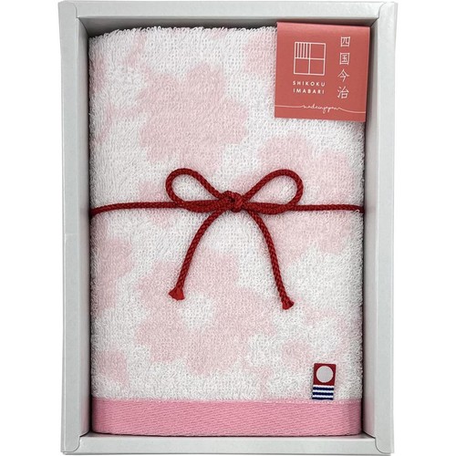 林 今治華音ハンドタオル 1枚入 約34 x 35cm 桜 Green Beans