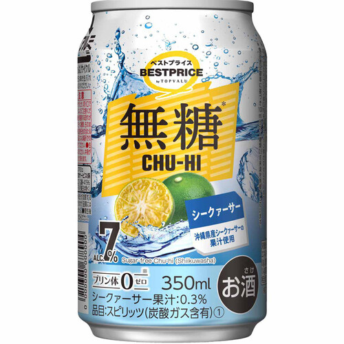 無糖シークァーサー 350ml トップバリュベストプライス