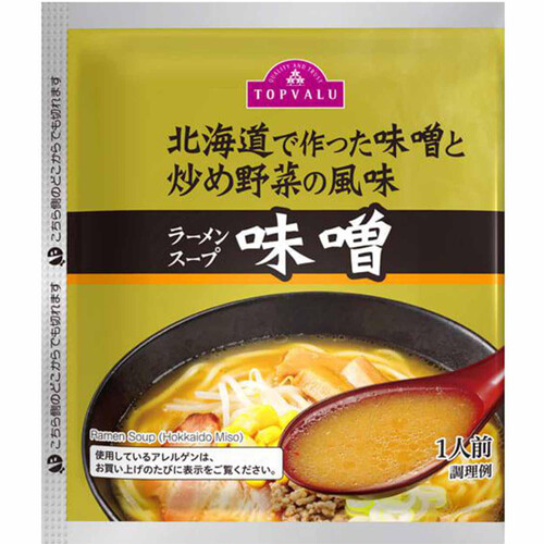 ラーメンスープ 味噌 52g トップバリュ