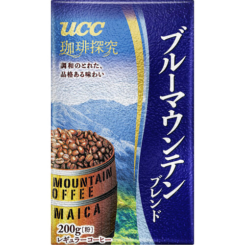 UCC 珈琲探求 ブルーマウンテンブレンド 粉 200g Green Beans グリーンビーンズ by AEON