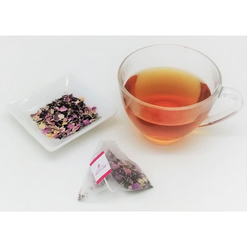 なごみナチュルア カフェインレス紅茶 ラベンダー&ローズ 2g x 12個入