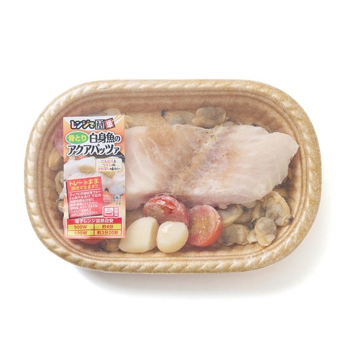 【冷蔵】 レンジで簡単!骨取り白身魚のアクアパッツァ 170g