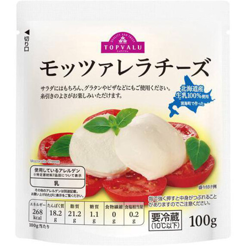 モッツァレラチーズ(フレッシュ) 100g トップバリュ