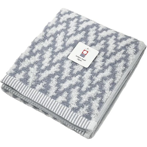 s*i様 完売品★フェイスタオル★ビリーブ！シーオブドリームス★ 林 今治ルフランジオ フェイスタオル 約34 x 80cm グレー Green Beans