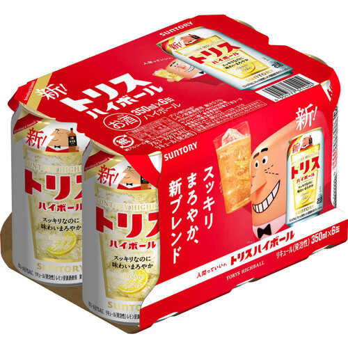 サントリー トリス ハイボール缶 350ml x 6本